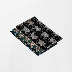 Cotton Linen Placemats Embroidered Heat Resistant Rectangular
