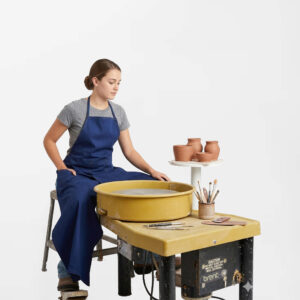 Pottery Apron Cotton Polyester Split Leg Stain Repellent Unisex