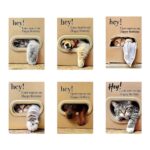 funny cat birthday cards with 6 cute peeking pet designs, perfect for cat lovers