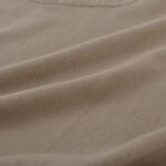 Natural wrinkled texture of washed cotton linen apron fabric