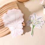 floral bouquet greeting card with lily of the valley design for bridal showers