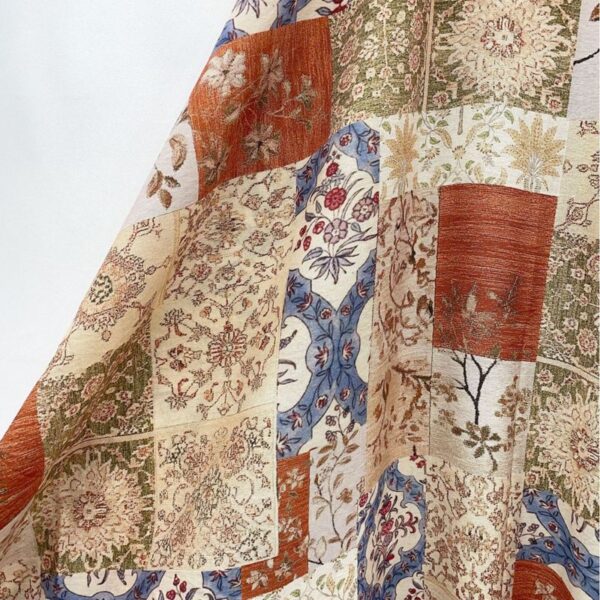 Soft Wrinkle Drape Boho Patchwork Rayon Spandex Fabric