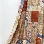 Boho Floral Patchwork Rayon Spandex Fabric Fold Display