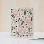 wood pulp cleaning wipe lovely sheep floral cartoon pattern, absorbent eco friendly biodegradable household wipe
