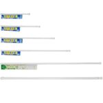 Multiple sizes of adjustable cafe curtain rods, standard and heavy‑duty thickened tension rods