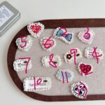 numbered cute lace applique fabric heart patches style comparison chart